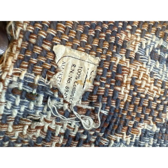 Vintage Woven Cotton Placemats Set Of 4 With Jam Jar & Floral Pattern Country Co - Picture 5 of 5